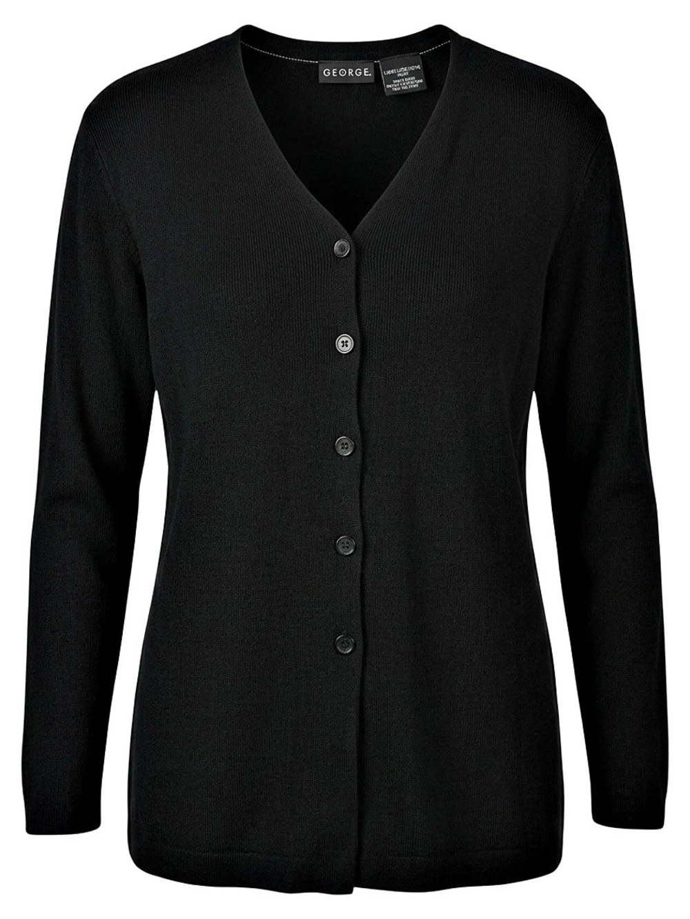 George Black V-Neck Cardigan Size Large